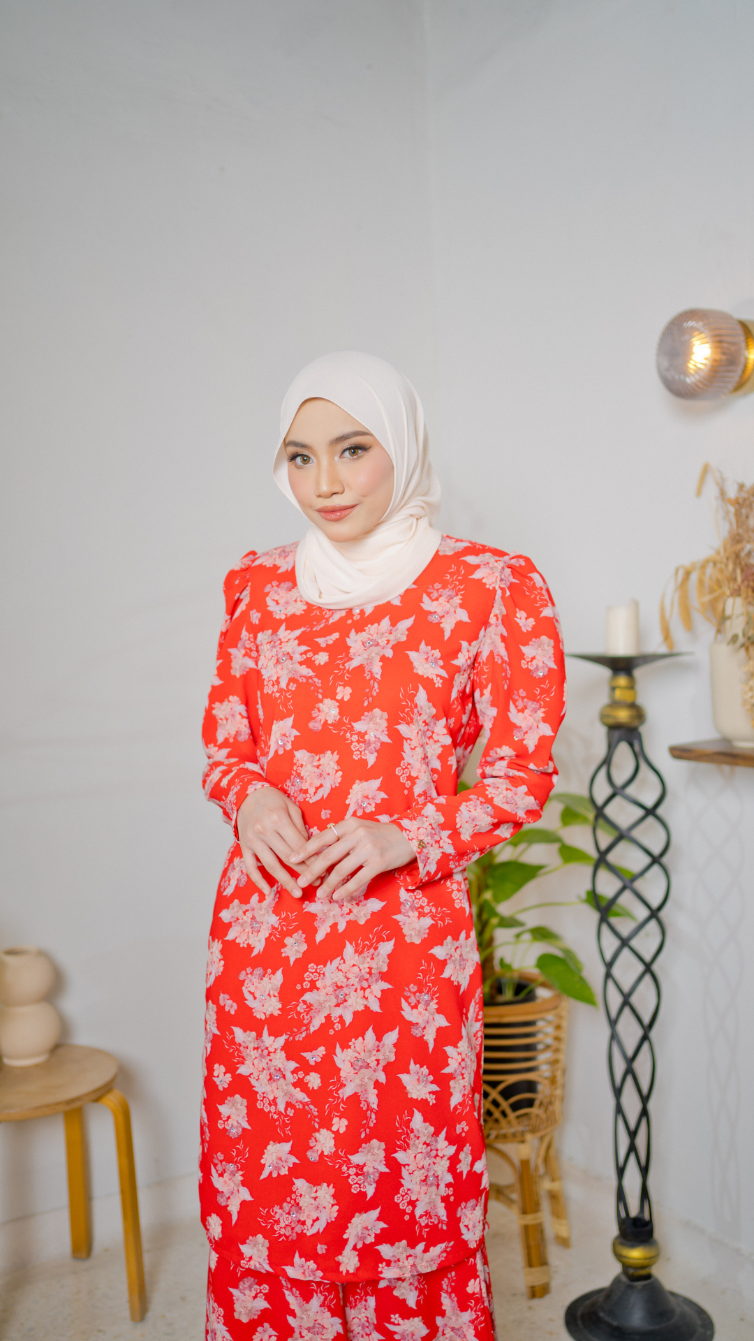 Kurung Maharani - Rose Red